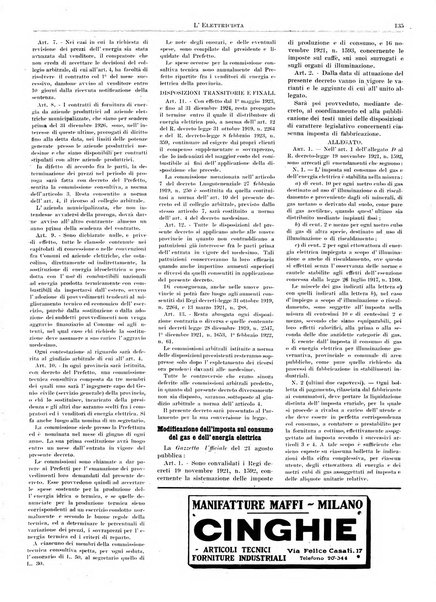 L'elettricista rivista mensile di elettrotecnica