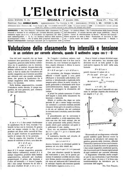 L'elettricista rivista mensile di elettrotecnica