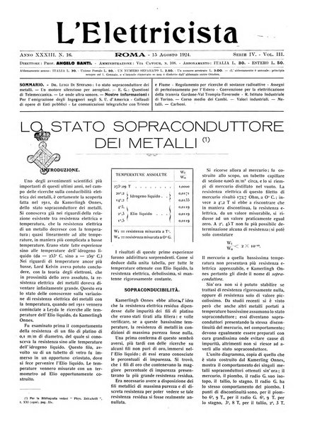 L'elettricista rivista mensile di elettrotecnica