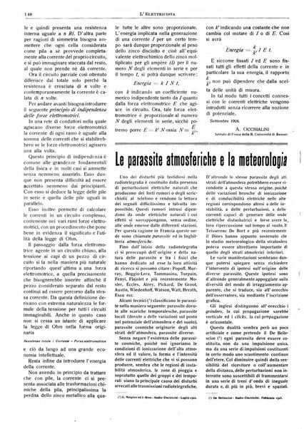 L'elettricista rivista mensile di elettrotecnica