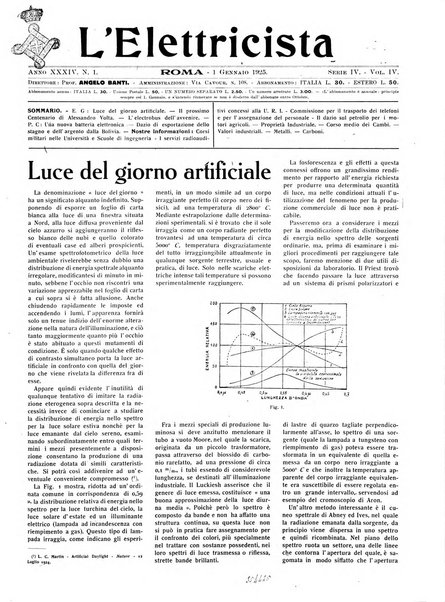 L'elettricista rivista mensile di elettrotecnica