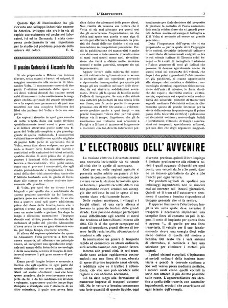 L'elettricista rivista mensile di elettrotecnica