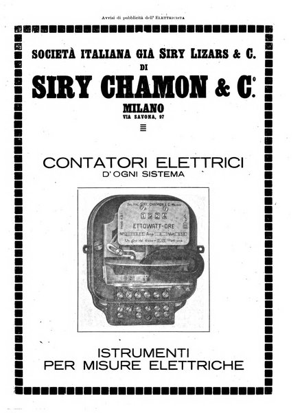 L'elettricista rivista mensile di elettrotecnica