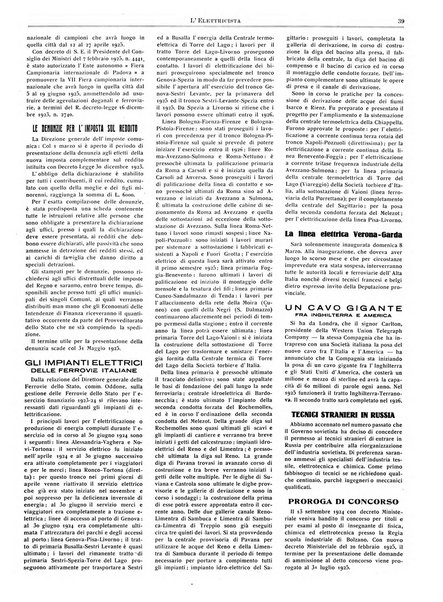 L'elettricista rivista mensile di elettrotecnica