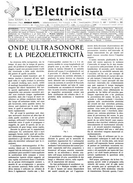 L'elettricista rivista mensile di elettrotecnica