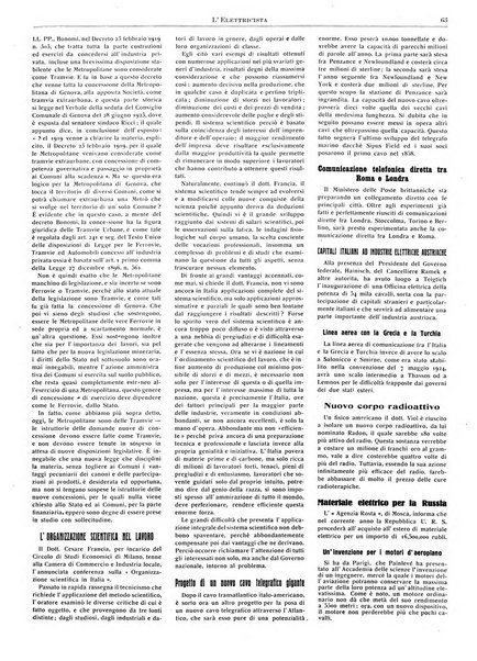 L'elettricista rivista mensile di elettrotecnica