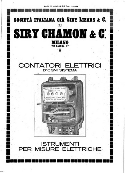 L'elettricista rivista mensile di elettrotecnica