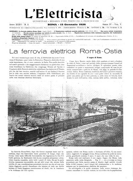 L'elettricista rivista mensile di elettrotecnica