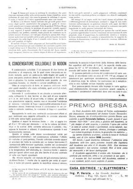 L'elettricista rivista mensile di elettrotecnica