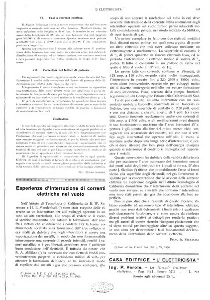 L'elettricista rivista mensile di elettrotecnica