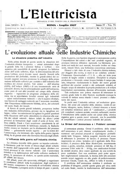 L'elettricista rivista mensile di elettrotecnica