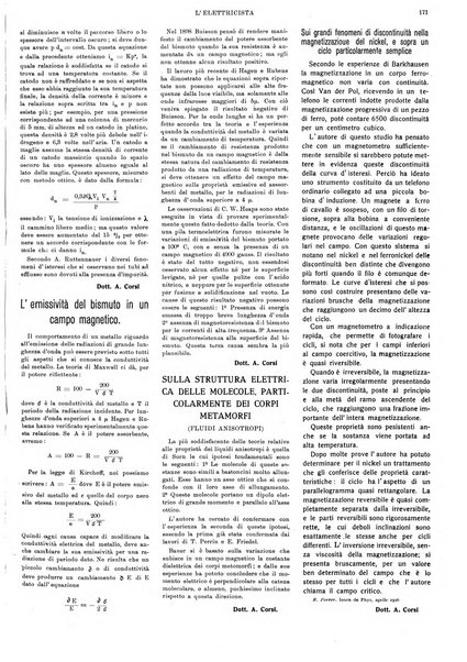 L'elettricista rivista mensile di elettrotecnica