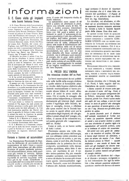 L'elettricista rivista mensile di elettrotecnica