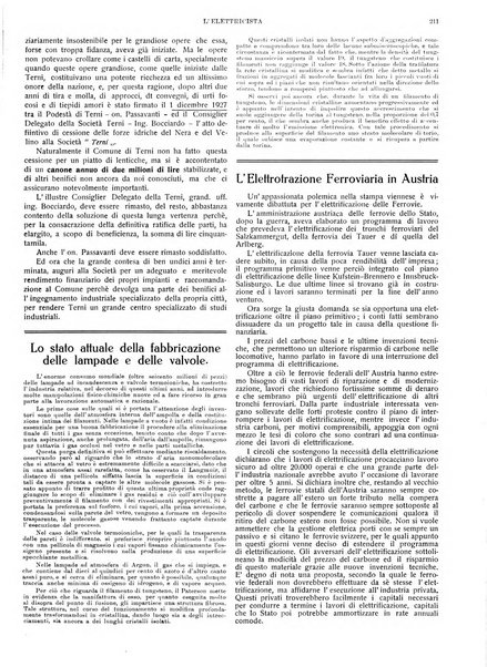 L'elettricista rivista mensile di elettrotecnica