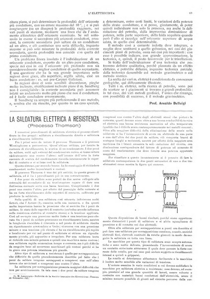 L'elettricista rivista mensile di elettrotecnica