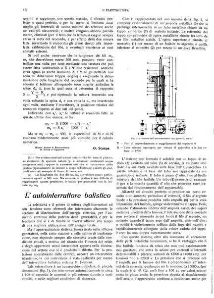 L'elettricista rivista mensile di elettrotecnica