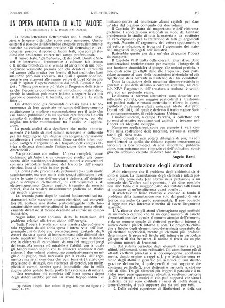 L'elettricista rivista mensile di elettrotecnica