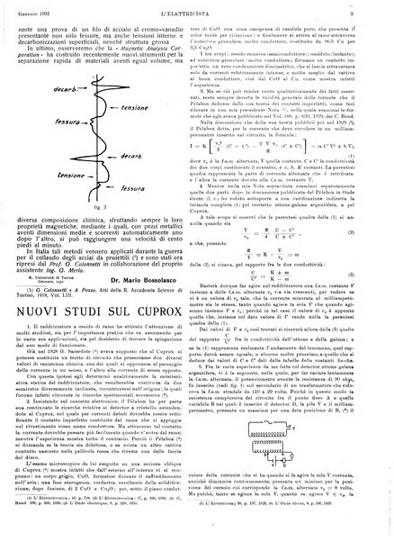 L'elettricista rivista mensile di elettrotecnica