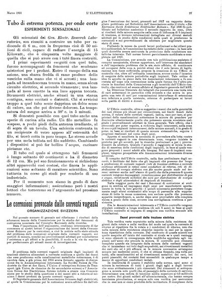 L'elettricista rivista mensile di elettrotecnica