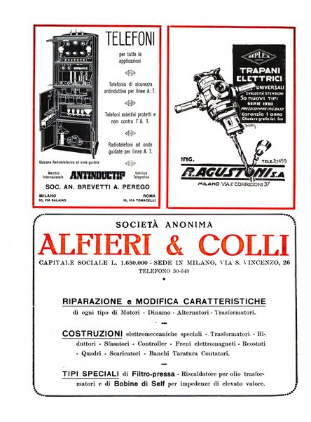 L'elettricista rivista mensile di elettrotecnica