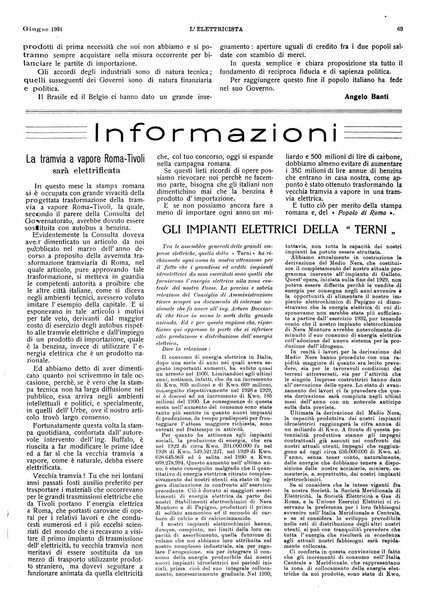 L'elettricista rivista mensile di elettrotecnica