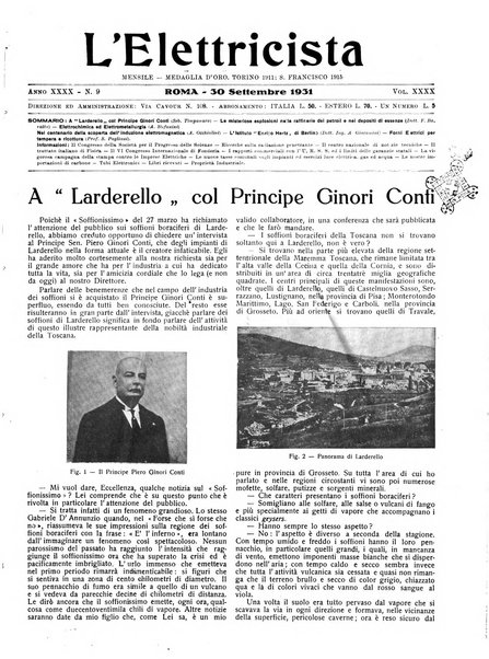 L'elettricista rivista mensile di elettrotecnica