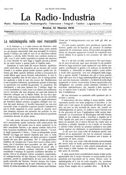 L'elettricista rivista mensile di elettrotecnica