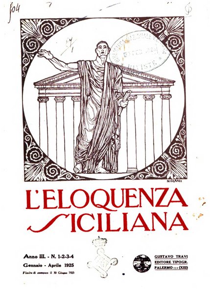 L'eloquenza siciliana rivista mensile