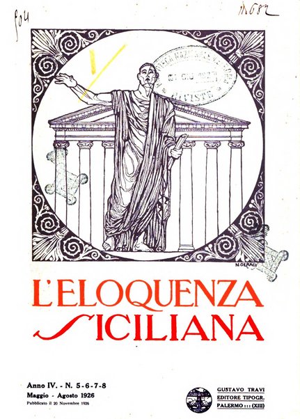 L'eloquenza siciliana rivista mensile