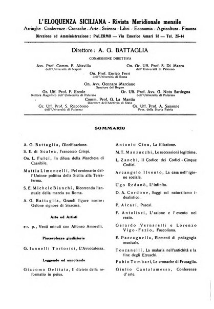 L'eloquenza siciliana rivista mensile