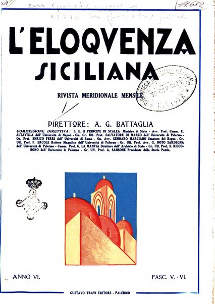 L'eloquenza siciliana rivista mensile