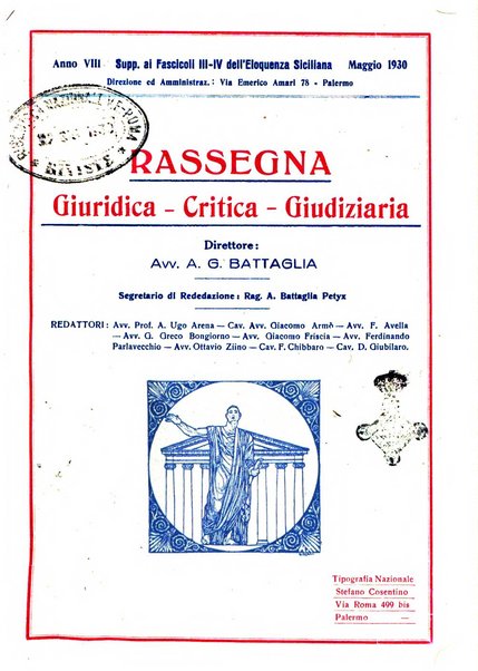 L'eloquenza siciliana rivista mensile