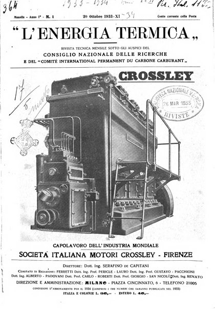 L'energia termica rivista tecnica mensile