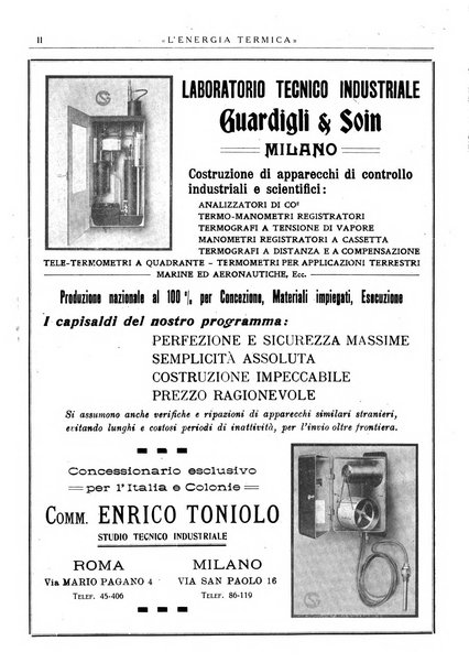 L'energia termica rivista tecnica mensile