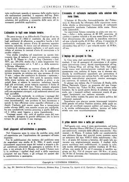 L'energia termica rivista tecnica mensile