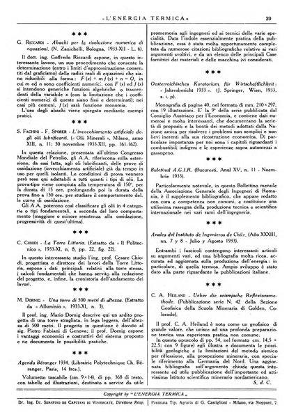 L'energia termica rivista tecnica mensile