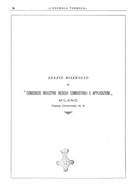 L'energia termica rivista tecnica mensile