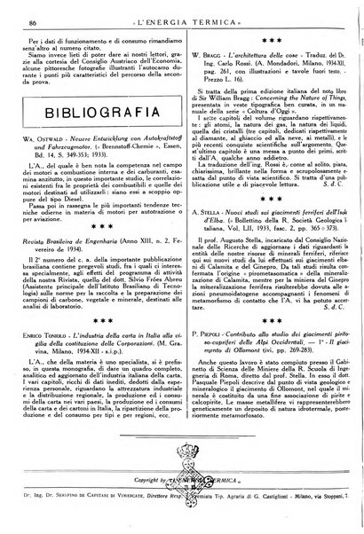 L'energia termica rivista tecnica mensile