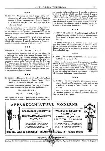 L'energia termica rivista tecnica mensile