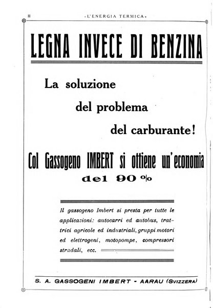 L'energia termica rivista tecnica mensile