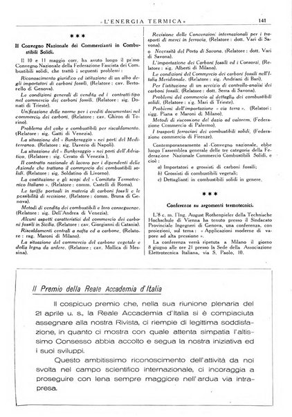 L'energia termica rivista tecnica mensile