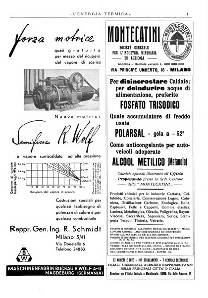 L'energia termica rivista tecnica mensile