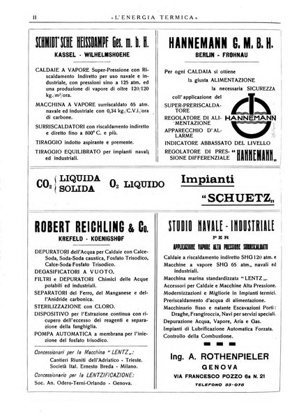 L'energia termica rivista tecnica mensile