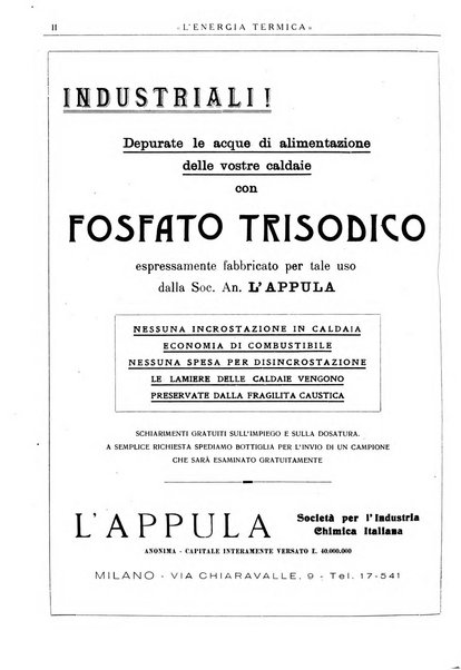 L'energia termica rivista tecnica mensile