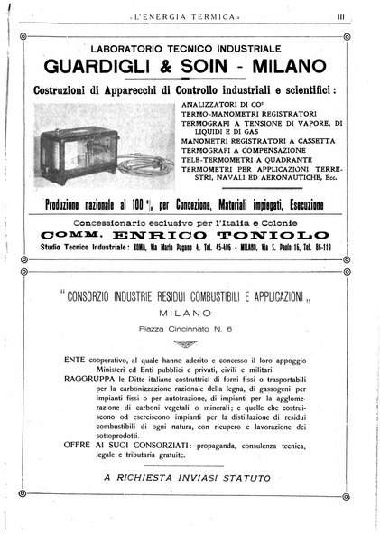 L'energia termica rivista tecnica mensile