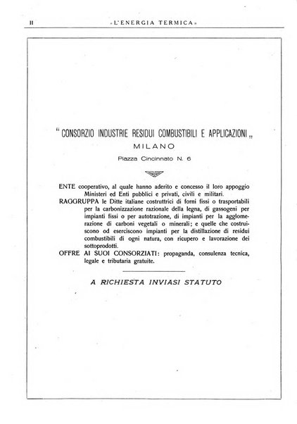 L'energia termica rivista tecnica mensile