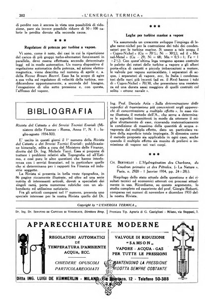 L'energia termica rivista tecnica mensile