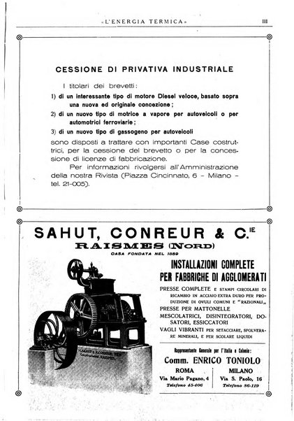 L'energia termica rivista tecnica mensile