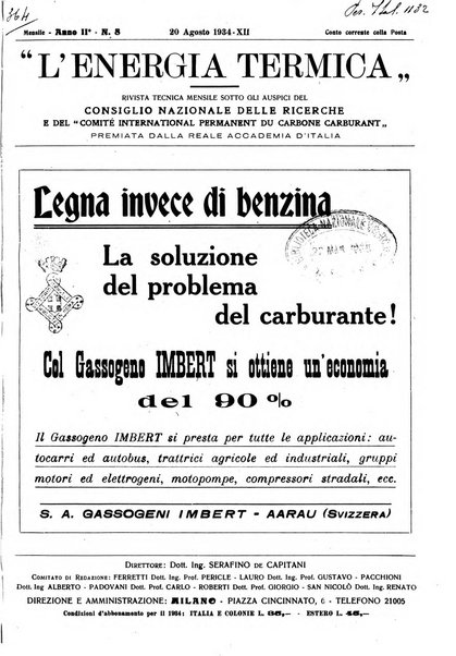 L'energia termica rivista tecnica mensile