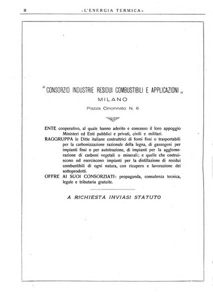 L'energia termica rivista tecnica mensile